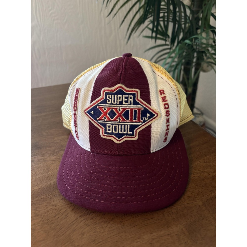 Vintage Washington Redskins Hat Cap Snap Back Mens NFL Football Super Bowl XXII